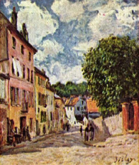 Alfred Sisley Strabe in Moret-Sur-Loing china oil painting image